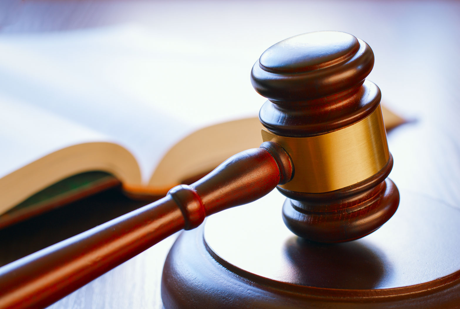 Gavel on Sounding Block